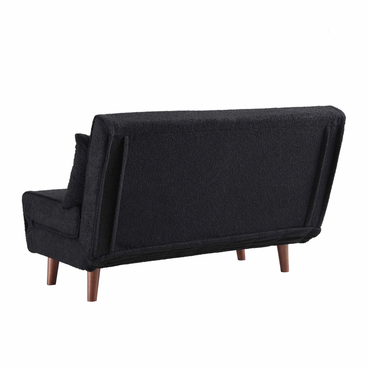 Algo Sofabed With Cushions In Charcoal Teddy Fabric 2 Seater 13 Algo Sofabed With Cushions In Charcoal Teddy Fabric 2 Seater - Image 13