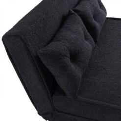 Algo Sofabed With Cushions In Charcoal Teddy Fabric 2 Seater 28 Algo Sofabed With Cushions In Charcoal Teddy Fabric 2 Seater -Daals Store D021B CHARCOAL TEDDY detail1