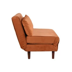 Algo Sofabed With Cushions In Orange Velvet 2 Seater 23 Algo Sofabed With Cushions In Orange Velvet 2 Seater -Daals Store D021B ORANGEVEL WB5
