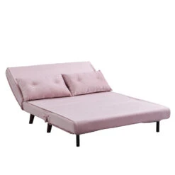 Algo Sofabed With Cushions In Pink Velvet 2 Seater 22 Algo Sofabed With Cushions In Pink Velvet 2 Seater -Daals Store D021B PINKVEL WB4
