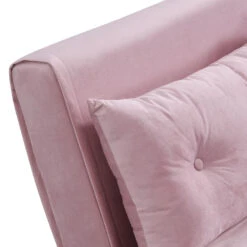 Algo Sofabed With Cushions In Pink Velvet 2 Seater 25 Algo Sofabed With Cushions In Pink Velvet 2 Seater -Daals Store D021B PINKVEL detail1