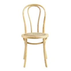 Camille Elm Wood And Rattan Bentwood Dining Chair, Natural 13 Camille Elm Wood And Rattan Bentwood Dining Chair, Natural -Daals Store DCH 002 NAT WB2