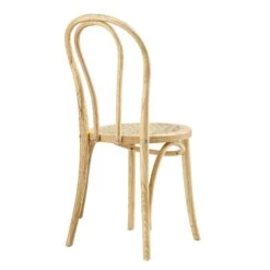 Camille Elm Wood And Rattan Bentwood Dining Chair, Natural 17 Camille Elm Wood And Rattan Bentwood Dining Chair, Natural -Daals Store DCH 002 NAT WB5