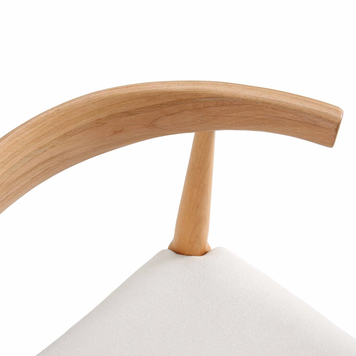 Arley Natural Beech Wood with Beige Fabric Seat β Set of 2 Scandi Curved Back Dining Chairs 9 Arley Natural Beech Wood with Beige Fabric Seat β Set of 2 Scandi Curved Back Dining Chairs - Image 9