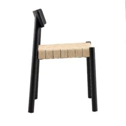 Ditton Black Elm Wood with Natural Jute β Mid-Century Hans Wegner Inspired Dining Chairs (Set of 2) 18 Ditton Black Elm Wood with Natural Jute β Mid-Century Hans Wegner Inspired Dining Chairs (Set of 2) -Daals Store DCH 086 BLACK 2P WB5