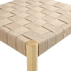 Ditton Set Of 2 Elm Wood And Jute Dining Chairs, Natural 21 Ditton Set Of 2 Elm Wood And Jute Dining Chairs, Natural -Daals Store DCH 086 NAT 2P detail3