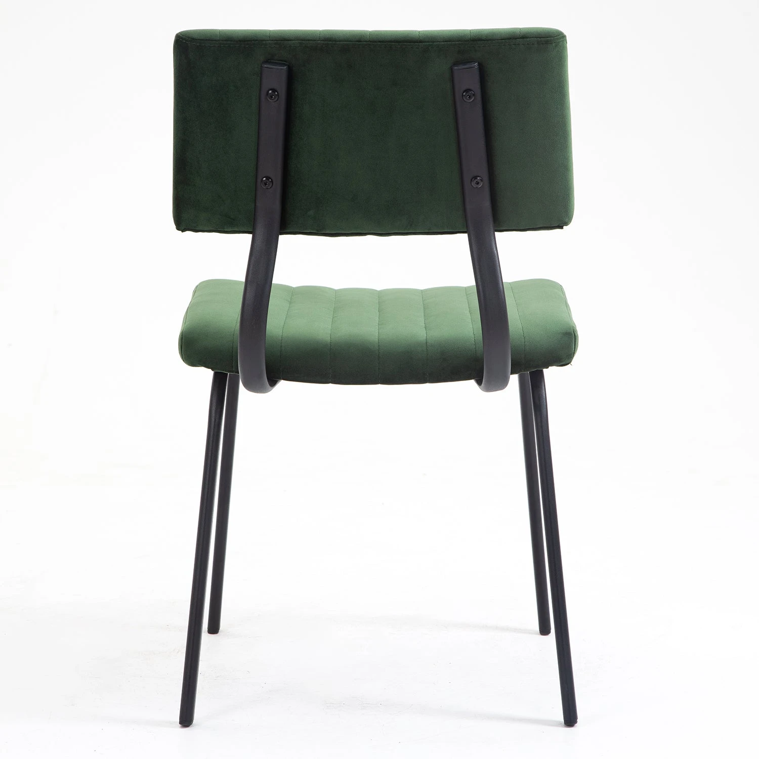 Charlecote Set Of 2 Fluted Dining Chairs (Dark Green Velvet) 8 Charlecote Set Of 2 Fluted Dining Chairs (Dark Green Velvet) - Image 8