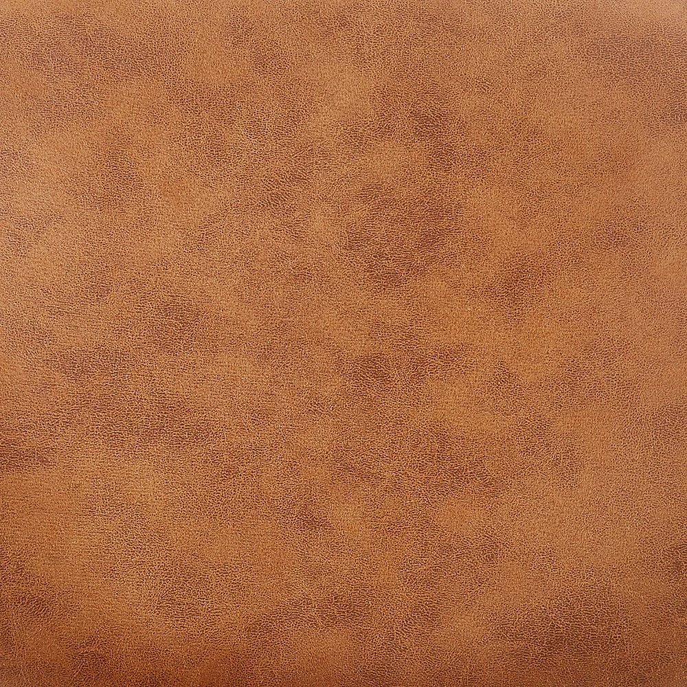 Kelmarsh Set of 2 Cognac Vegan Leather Dining Chairs - Mid-Century Modern Upholstered Metal Leg Seats 10 Kelmarsh Set of 2 Cognac Vegan Leather Dining Chairs - Mid-Century Modern Upholstered Metal Leg Seats - Image 10