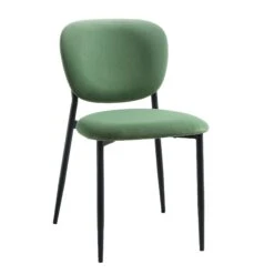Kelmarsh Set Of 2 Grass Green Velvet Upholstered Dining Chairs 13 Kelmarsh Set Of 2 Grass Green Velvet Upholstered Dining Chairs -Daals Store DCH 2128 GRASS VEL 2P WB2