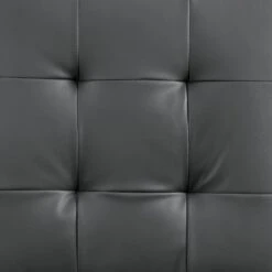 Keyston Set Of 2 Dark Grey PU Leather Upholstered Dining Chairs With Chrome Legs 18 Keyston Set Of 2 Dark Grey PU Leather Upholstered Dining Chairs With Chrome Legs -Daals Store DCH 2140 DARKGREY PU 2P detail2