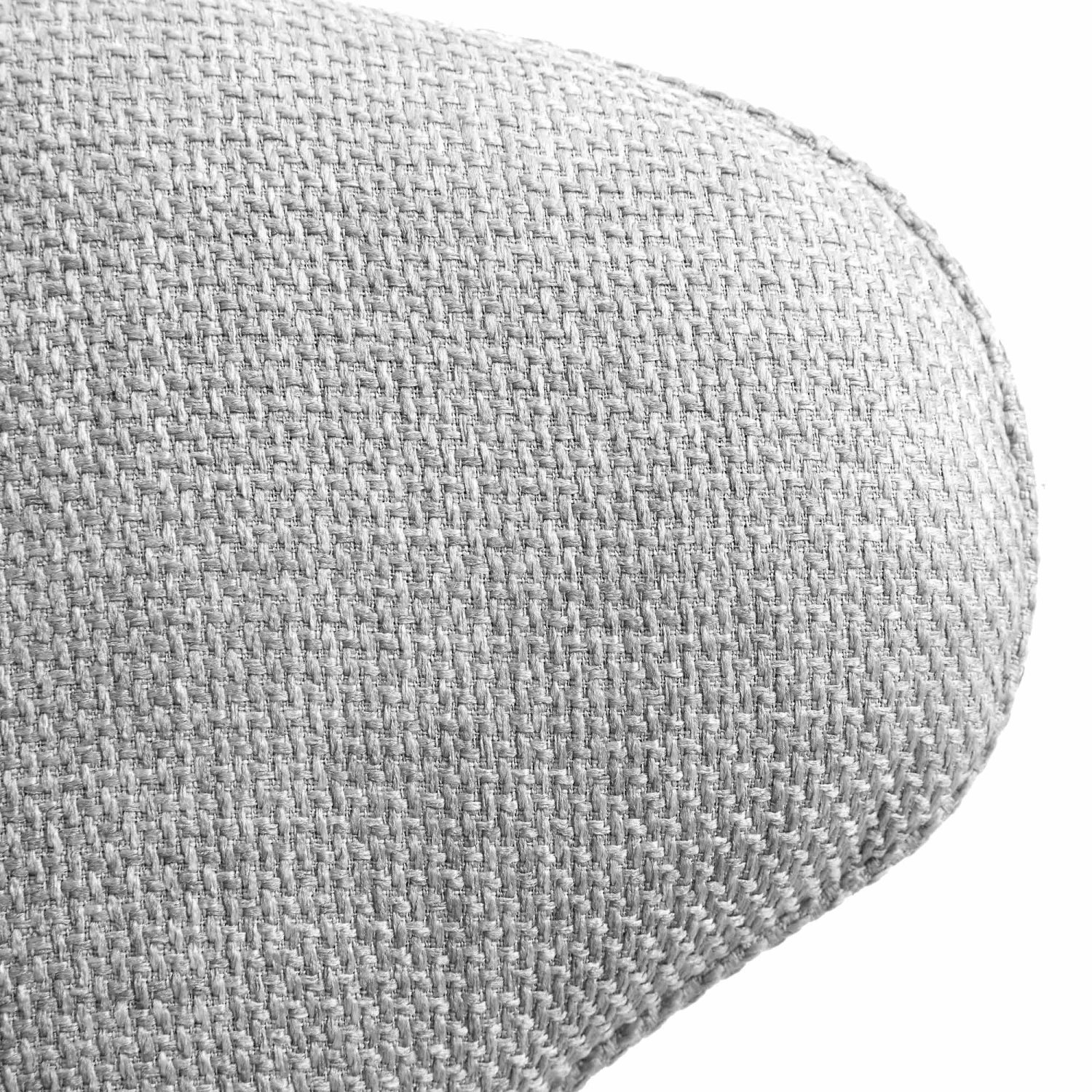 Langham Set Of 2 Grey Woven Fabric Carver Dining Chairs With Fluted Back 12 Langham Set Of 2 Grey Woven Fabric Carver Dining Chairs With Fluted Back - Image 12