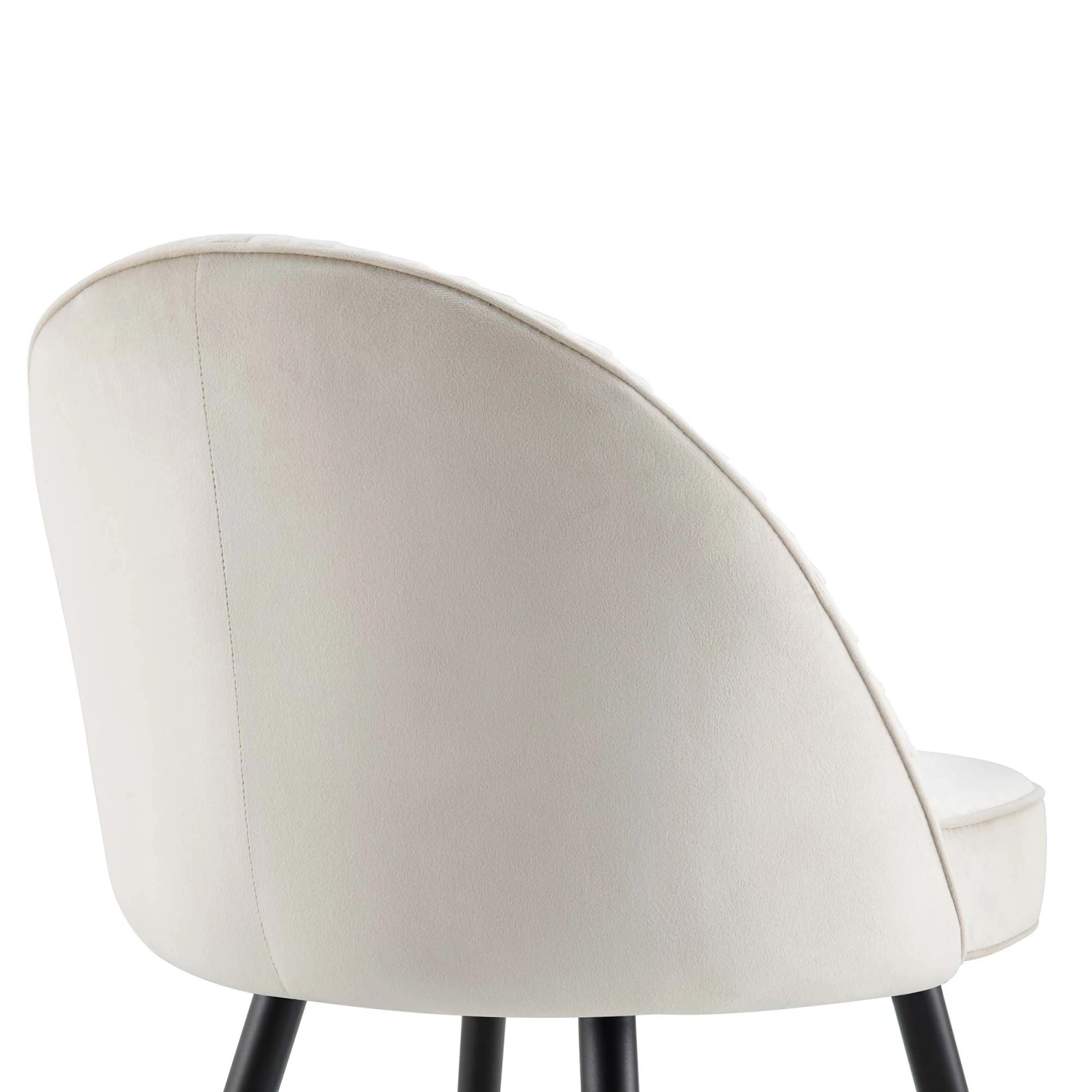 Miyae Set of 2 Champagne Velvet Dining Chairs β Handcrafted Pleated Backrest with Gold Tipped Legs 10 Miyae Set of 2 Champagne Velvet Dining Chairs β Handcrafted Pleated Backrest with Gold Tipped Legs - Image 10