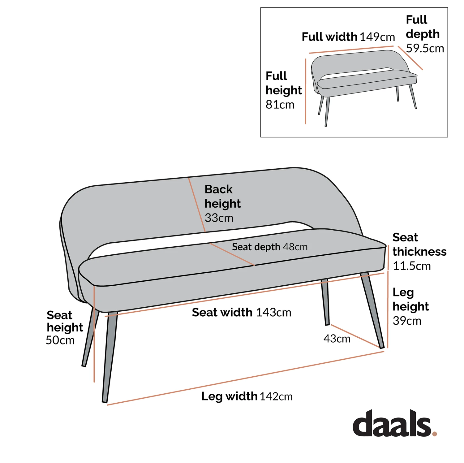 Oakley Dark Green Velvet Upholstered 3 Seater Dining Bench With Contrast Piping 5 Oakley Dark Green Velvet Upholstered 3 Seater Dining Bench With Contrast Piping - Image 5