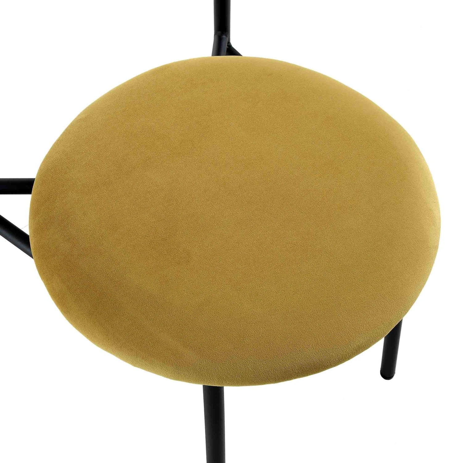 Donna Set Of 2 Mustard Yellow Velvet Dining Chairs 9 Donna Set Of 2 Mustard Yellow Velvet Dining Chairs - Image 9