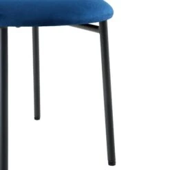 Donna Set Of 2 Navy Blue Velvet Dining Chairs -Daals Store DCH 2149 NAVY VEL 2P detail4
