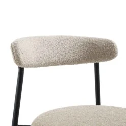 Donna Set Of 2 Taupe Boucle Dining Chairs -Daals Store DCH 2149 TAUPE BOUCLE 2P detail1