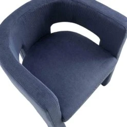 Greenwich Blue Corduroy Dining Chair -Daals Store DCH 2159 BLUE CORD detail1