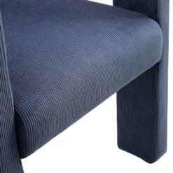 Greenwich Blue Corduroy Dining Chair -Daals Store DCH 2159 BLUE CORD detail4