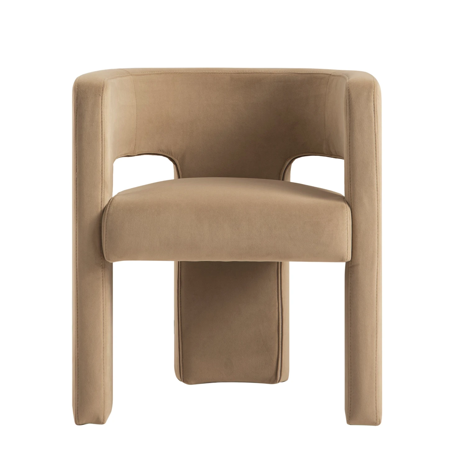 Greenwich Camel Velvet Dining Chair 1 Greenwich Camel Velvet Dining Chair
