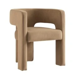 Greenwich Camel Velvet Dining Chair 11 Greenwich Camel Velvet Dining Chair -Daals Store DCH 2159 CAMEL VEL WB2