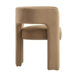 Greenwich Camel Velvet Dining Chair 14 Greenwich Camel Velvet Dining Chair -Daals Store DCH 2159 CAMEL VEL WB4