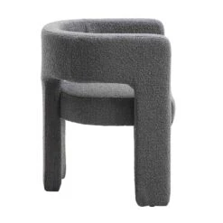 Greenwich Charcoal Boucle Dining Chair -Daals Store DCH 2159 CHARCOAL BOUCLE WB4