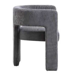 Greenwich Medium Grey Corduroy Dining Chair β Curved Backrest Modern Accent Chair 16 Greenwich Medium Grey Corduroy Dining Chair β Curved Backrest Modern Accent Chair -Daals Store DCH 2159 GREY CORD WB3