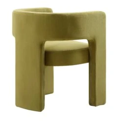 Greenwich Olive Green Velvet Dining Chair -Daals Store DCH 2159 OLIVE VEL WB4