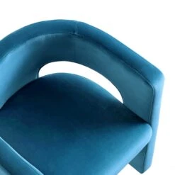 Greenwich Air Force Blue Velvet Dining Chair -Daals Store DCH 2159 PETROL VEL detail2