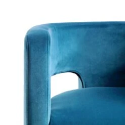 Greenwich Air Force Blue Velvet Dining Chair -Daals Store DCH 2159 PETROL VEL detail3