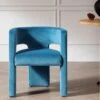 Greenwich Air Force Blue Velvet Dining Chair -Daals Store DCH 2159 PETROL VEL main