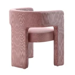 Greenwich Dusty Pink Corduroy Dining Chair β Curved Backrest Modern Accent Chair 17 Greenwich Dusty Pink Corduroy Dining Chair β Curved Backrest Modern Accent Chair -Daals Store DCH 2159 PINK CORD WB4