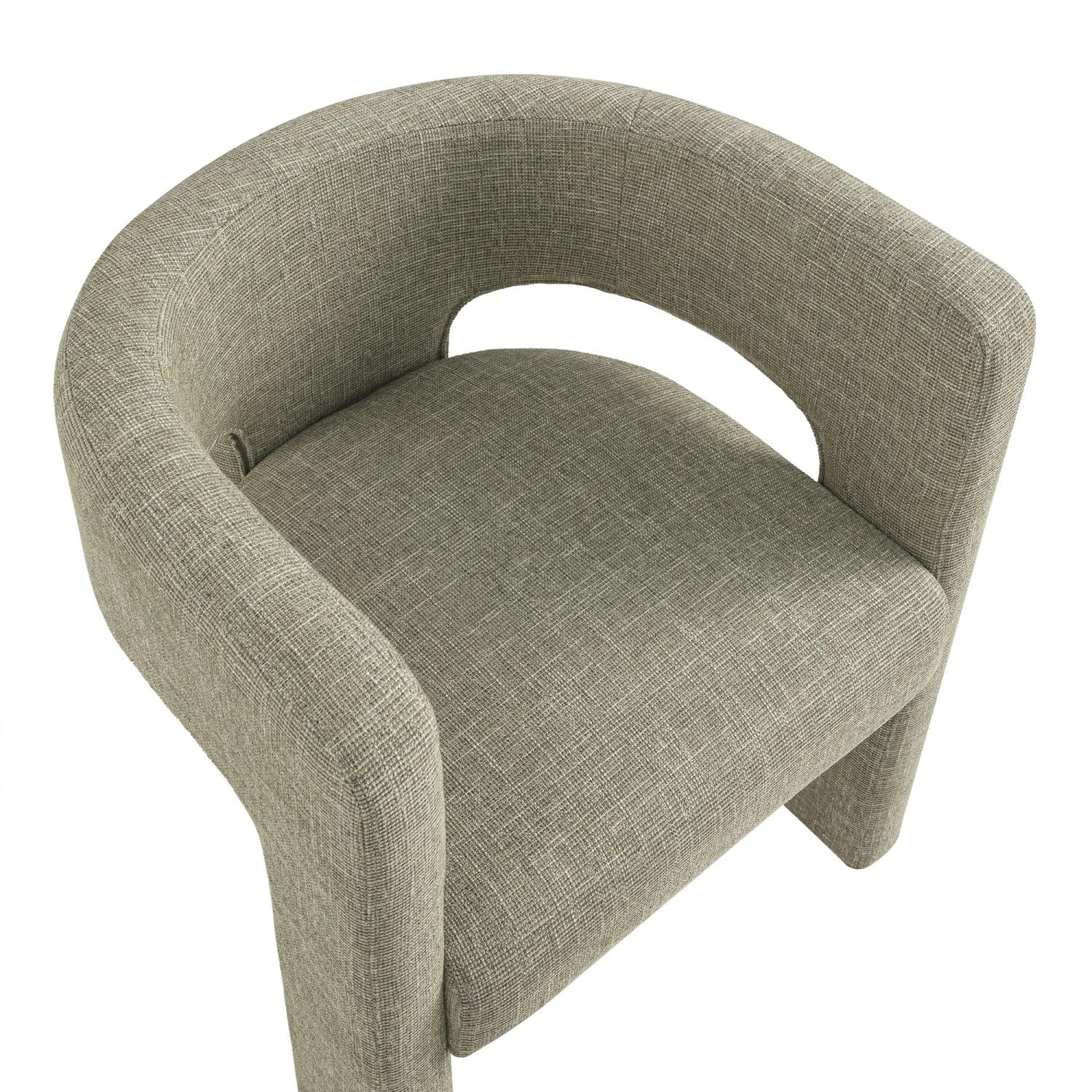 Greenwich Wheat Woven Textured Fabric Dining Chair 7 Greenwich Wheat Woven Textured Fabric Dining Chair - Image 7