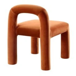 Libby Rust Velvet Dining Chair 17 Libby Rust Velvet Dining Chair -Daals Store DCH 2160 RUST VEL WB4