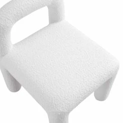 Libby White Boucle Dining Chair -Daals Store DCH 2160 WHITE BOUCLE detail1
