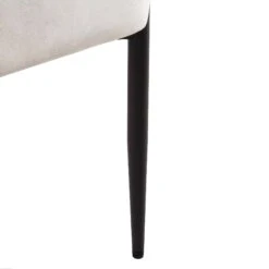 Fulbourn Champagne Velvet Dining Chair With Black Legs 25 Fulbourn Champagne Velvet Dining Chair With Black Legs -Daals Store DCH 2162 CHAMP VEL BLACK detail4
