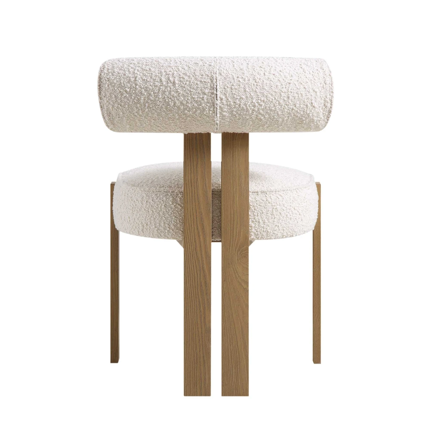 Ophelia Ecru Boucle Dining Chair 9 Ophelia Ecru Boucle Dining Chair - Image 9