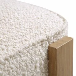 Ophelia Ecru Boucle Dining Chair 23 Ophelia Ecru Boucle Dining Chair -Daals Store DCH 2187 ECRU BOU NAT detail3