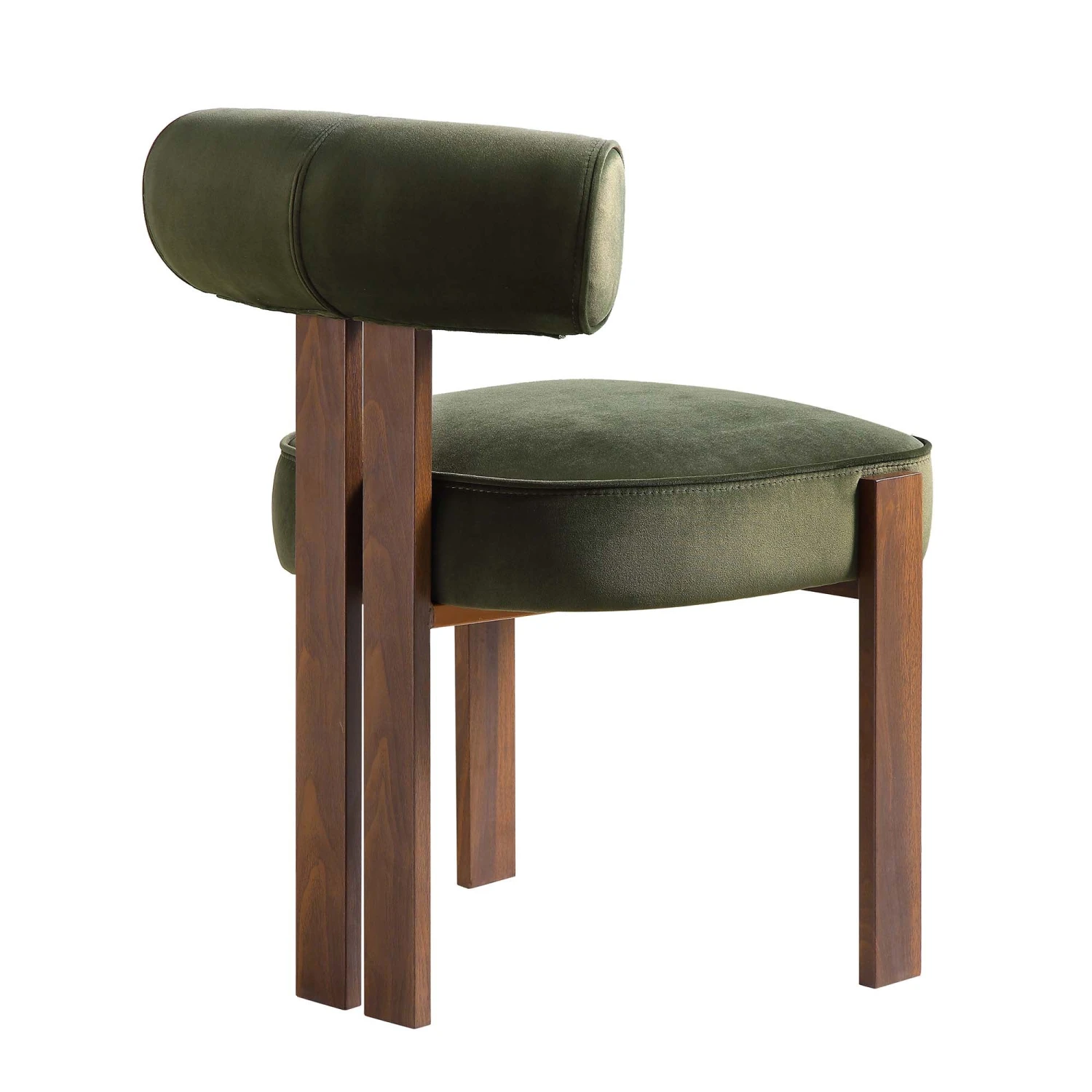 Ophelia Moss Green Velvet Dining Chair 8 Ophelia Moss Green Velvet Dining Chair - Image 8