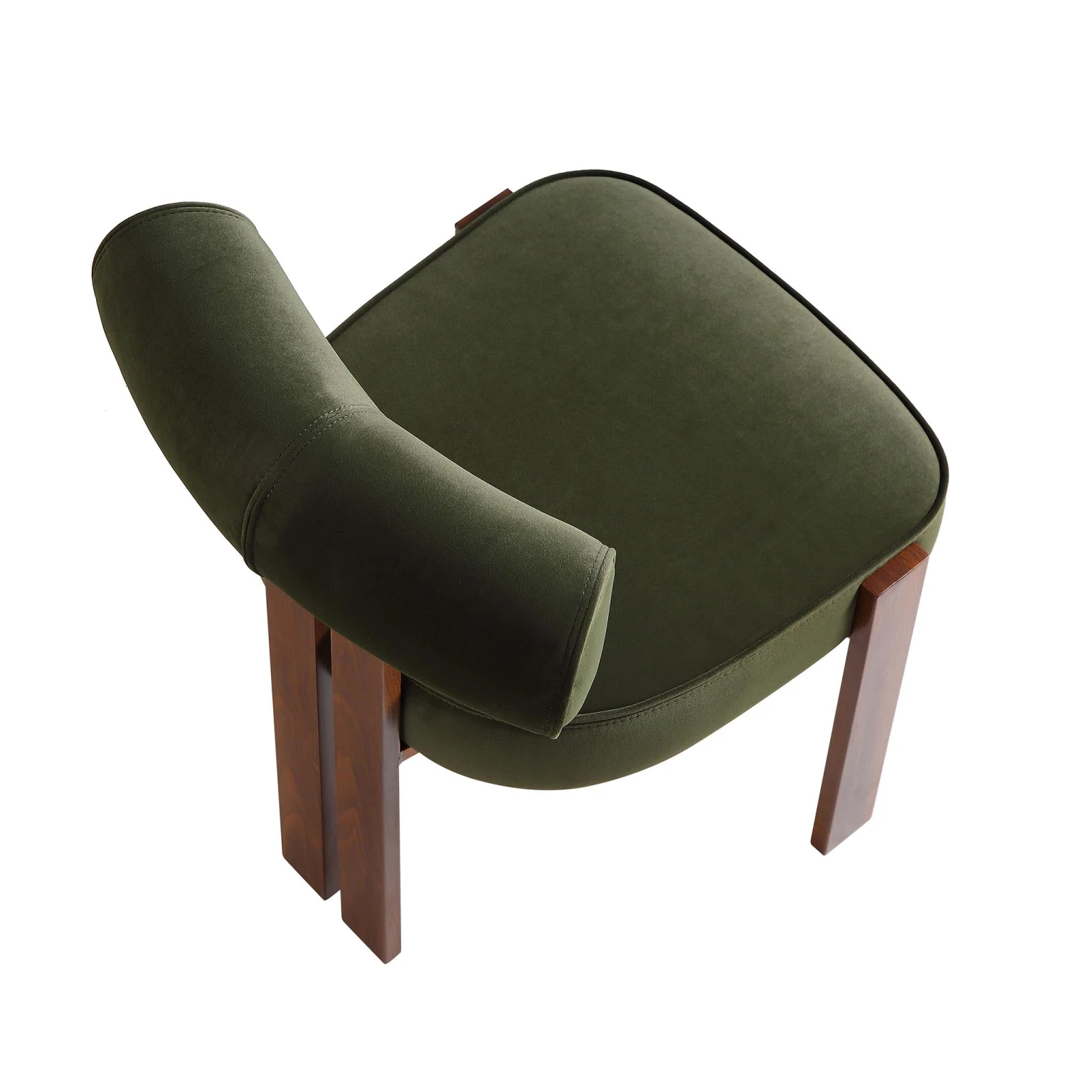 Ophelia Moss Green Velvet Dining Chair 11 Ophelia Moss Green Velvet Dining Chair - Image 11