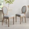 Lainston Set Of 2 Classic Limewashed Wooden Dining Chairs, Grey 23 Lainston Set Of 2 Classic Limewashed Wooden Dining Chairs, Grey -Daals Store DCH 2188 GREY 2P main