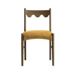 Ludlow Set Of 2 Dining Chairs, Spiced Honey Chenille | Silver Oak -Daals Store DCH 240 SILK FENNCHEN 2P WB2