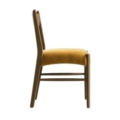 Ludlow Set Of 2 Dining Chairs, Spiced Honey Chenille | Silver Oak -Daals Store DCH 240 SILK FENNCHEN 2P WB4