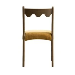 Ludlow Set Of 2 Dining Chairs, Spiced Honey Chenille | Silver Oak -Daals Store DCH 240 SILK FENNCHEN 2P WB6