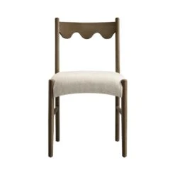 Ludlow Set Of 2 Dining Chairs, Oatmeal Fabric | Silver Oak Frame 26 Ludlow Set Of 2 Dining Chairs, Oatmeal Fabric | Silver Oak Frame -Daals Store DCH 240 SILK OATFAB 2P WB3