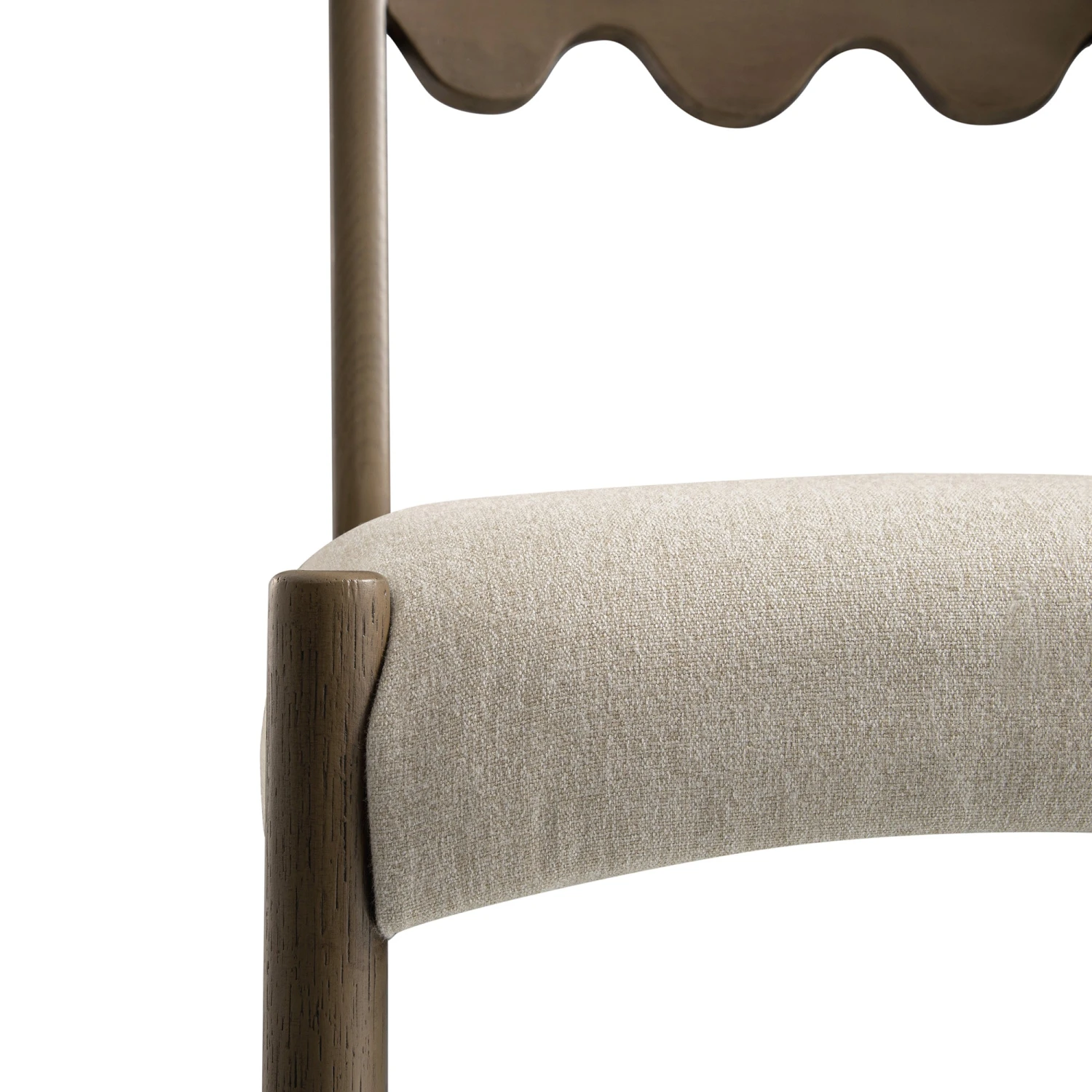 Ludlow Set Of 2 Dining Chairs, Oatmeal Fabric | Silver Oak Frame 15 Ludlow Set Of 2 Dining Chairs, Oatmeal Fabric | Silver Oak Frame - Image 15