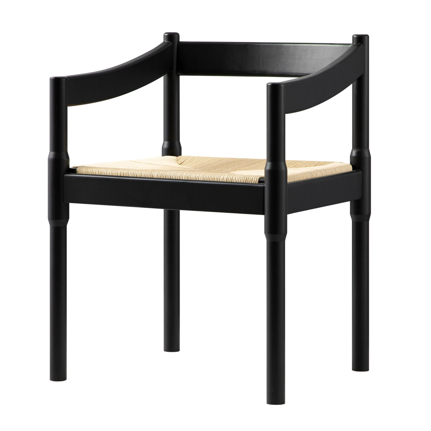Minley 2-in-1 Carver Chair, Black Matte 12 Minley 2-in-1 Carver Chair, Black Matte - Image 12