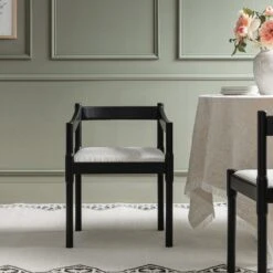 Minley 2-in-1 Carver Chair, Black Matte 24 Minley 2-in-1 Carver Chair, Black Matte -Daals Store DCH 242 BLACK MAT scene4