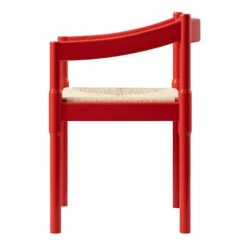 Minley 2-in-1 Carver Chair, Red High Gloss -Daals Store DCH 242 RED GLOS WB7