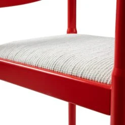 Minley 2-in-1 Carver Chair, Red High Gloss -Daals Store DCH 242 RED GLOS detail3